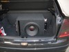 Subwoofer pentru masina cu statie si condensator