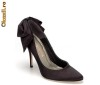 Pantofi  de gala Buffalo negri,  saten , (6274-298 BLACK) - REDUCERE EXCEPTIONALA DE PRET