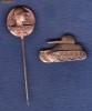 Doua Insigne Militare ,Tanc si Soldat cu Casca , Vechi , Rare