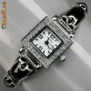 ELEGANT ceas de dama UNICAT,argint 925,cu spinel negru si CZ!