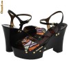 *** PROMOTIE Sandale cu Platforma CARLOS SANTANA, Dama / Femei, PIELE, 100% AUTENTIC, Harem, Reducere de la 259 RON ***