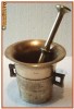 Piulita  / mojar din bronz masiv - vechi, pt colectionari (2)