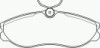 Placute frana Ford Maverick,Nissan Terrano,Vanette,Serena 92-02