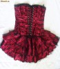 Corset + Fusta BlackWidow (Rochie din 2 piese - Compleu)