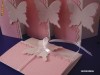 felicitare / invitatie cu fluturi