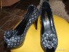 PANTOFI DE DAMA DE FIRMA LOUIS VUITTON MODEL PLATFORMA NR 37-38-  LEI 300