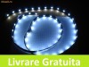 Banda LED 120cm 48 Leduri SMD Albe 5050 (3 chip) flexibila, impermeabila