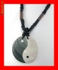 Lant Fantezie Margele-Lemn Pandantiv Abalone Yin-Yang LFAN-009