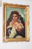 Tablou Original TIGANCA Cump. in anu 1970 Pictor P.Marin