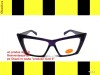 OCHELARI FUNKY RETRO Rame cu LENTILE TRANSPARENTE Nerd Geek Rama Rame MOV INCHIS Lentila Clara Cadoul Ideal Cadou  Fun Party Petrecere Sexy party rock
