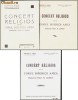 3 programe de concert ale Corului Bisericii Amza