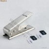 Microsim / Micro Sim Cutter NooSy + 4 ADAPTOARE !!!!!!!!  PENTRU iPhone 4, 4S, iPad 1 si 2 Wi-fI !!!!! SET COMPLET !!!!!!!!!