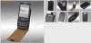 husa neagra piele flip Blackberry  9800