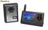 Vand Interfon video color wireless 2.4G model PNI DF-358 cu ecran LCD de 3.5 