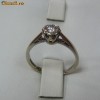 Inel din aur 18 KT cu DIAMANT NATURAL DEOSEBIT !! MERITA VAZUT !!!