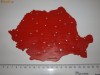 HARTA ROMANIEI - SABLON PLASTIC