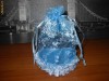 It's a boy! Marturie botez baiat/ baietel albastra/ albastru. Cutie/ cutiuta/ inima/ inimioara cu sac din organza cu sticluta si motive botez