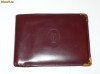Portofel barbatesc CARTIER, original, vintage, piele - PRET REDUS