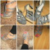 Sandale Gri Copie Model Christian Louboutin