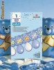 Decoratiune botez baieti Teddy Bear BLUE 2,30m