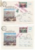 RFL 1995 ROMANIA Centenarul Postei Paltinis 2 plicuri FDC cu probe de culoare ale vignetelor Hohe Rinne