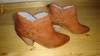 botine caramizii toc,piele