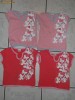 set 2 tricouri vara fetite 1roz+1rosu deosebite(si pt gemene)