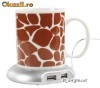 INCALZITOR CANA PE USB LA PC, ETC. IDEAL PT.  CADOU !