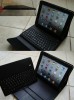 Husa neagra PIELE pt Apple iPad / iPad 2 cu TASTATURA  DETASABILA bluetooth wireless si stand / suport, Outlet IASI !!!