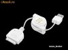 Cablu usb Date iPhone 2G 3G 3GS 4G iPad iPod Retractabil ++Livra