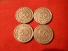 Set 4 monede 1/2 Marci 1949 Germania