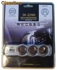 PRIZA AUTO TRIPLA CU SLOT USB IPHONE,MP3,MP4,GSM,NOTEBOOK 12 v