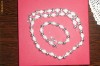 SET  MARGELE SI BRATARA DE CULOARE ARGINTIE , DEOSEBIT , DE EFECT