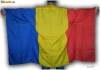 Tricou Pelerina Drapel Romania - Steag tricolor - pentru fotbal, microbisti, galerie, meciuri