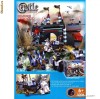 jucarie castel tip lego Cogo cu figurine si arme de asalt, 355 piese