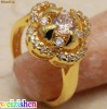 Inel umplut cu aur 18 k