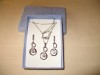 Vand set placat cu aur alb si cristale Swarovski