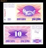 BOSNIA-HERTEGOVINA- 10 DINARI 1992- UNC!!