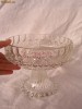 Superba Fructiera cu picior masiva din Cristal pictata Superba Fructiera cu picior masiva din Cristal pictata