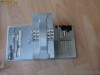 SET DIN SATIN,NOU NOUT,CUTIE BIJUTERII 3IN1:BIJUTERII,MACHIAJ SI MANICHIURA SI PANTOF SUPORT INELE SI MARGELE,LA DOAR 55 RON