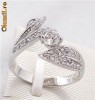 CADOU ideal pentru VALENTINE'S DAY Inel superb filat in aur alb-SWEET HEART