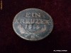 Moneda EIN KREUZER 1816, autentica, Austria