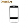 Carcasa fata Nokia N96 neagra argintie Originala SWAP