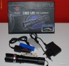 LANTERNA 100W cu Zoom, POLICE Led Cree, Acumulator,  Led LUXEON, auto si retea