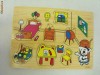 Puzzle lemn - Mobilier | Jucarii copii
