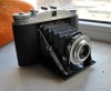 Fotoaparat Aparat Foto de colectie Agfa Isolette II cu burduf, obturator Vario, obiectiv Agfa Agnar 85mm, f/4.5-32, Model USA (Negociabil)