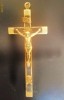CRUCIFIX ALAMA SI BRONZ SEC XIX