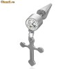 Piercing din inox chirurgical - cod 873 - 2.5/1.2 cm
