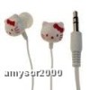 casti hello kitty roz si albe
