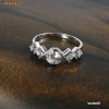 INEL deosebit FILAT IN AUR ALB de 18k (gold filled) cu pietre Swarovski  ! SUPERB, cu pietre foarte stralucitoare !!! Cel mai frumos cadou!!!